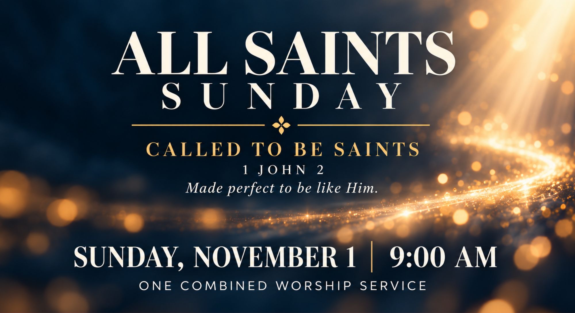All Saints Sunday Promo Slide Palm Sunday on Sunday, March 29 with kids leading worship and a pancake fundraiser.